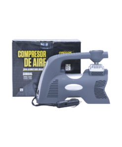 COMPRESOR DE AIRE 12V NEUMÁTICO AUTO INFLADOR LUZ LED PORTÁTIL COM005