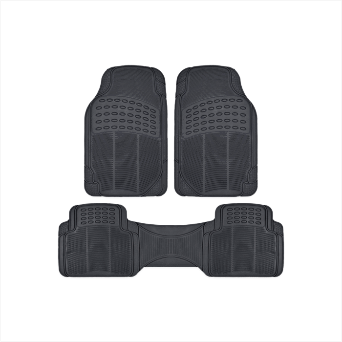 CUBRE ALFOMBRA AUTO PESADA UNIVERSAL 3 Piezas Pvc Oregon - A33487