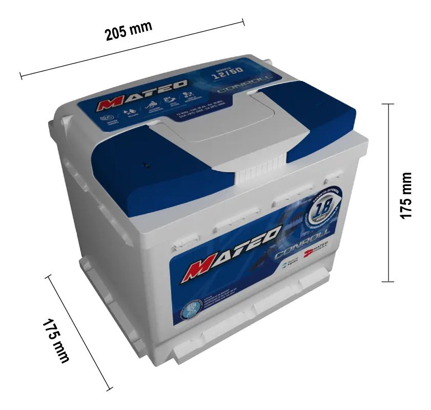 Batería BM510 Mateo 12x50