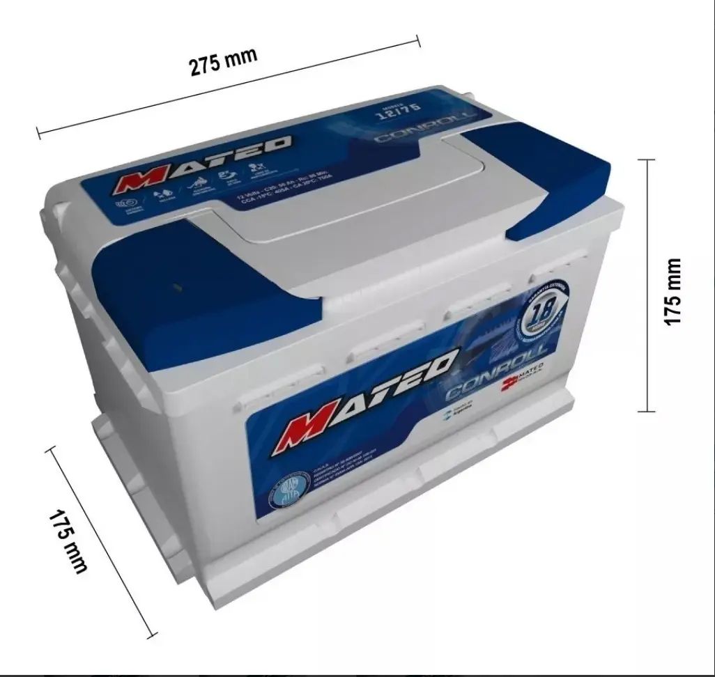 Batería BM630 Mateo 12x75