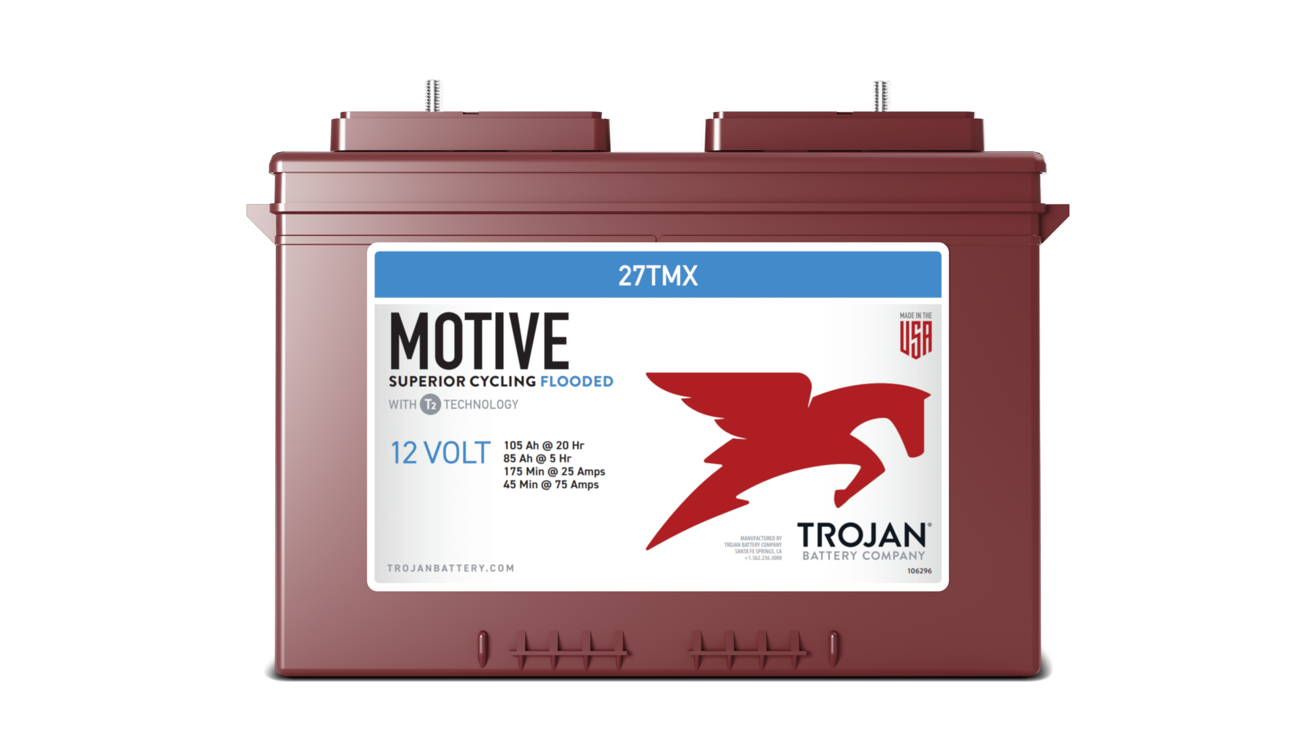 BATERIA TROJAN 27TMX 12V 105A/H